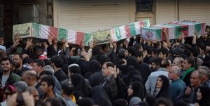 تشییع باشکوه ۱۴ شهید گمنام در اهواز