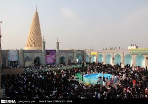 جاماندگان اربعین در حرم دانیال نبی (ع) گردهم آمدند